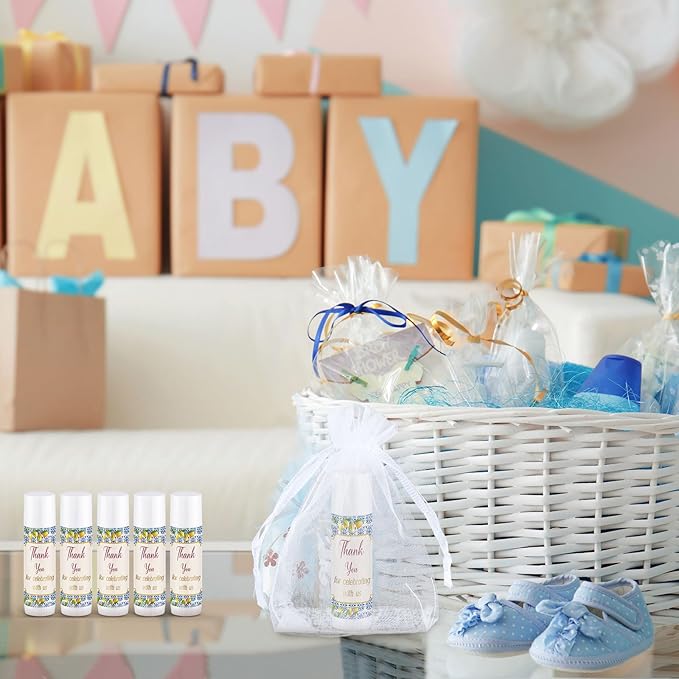 Demissle 50 Pcs Baby Shower Lip (Lemon)