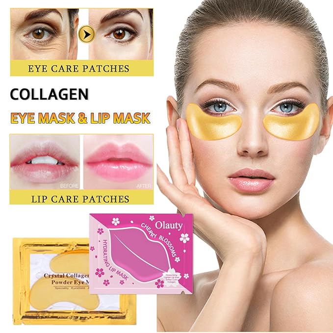 20 pairs 24k gold eye