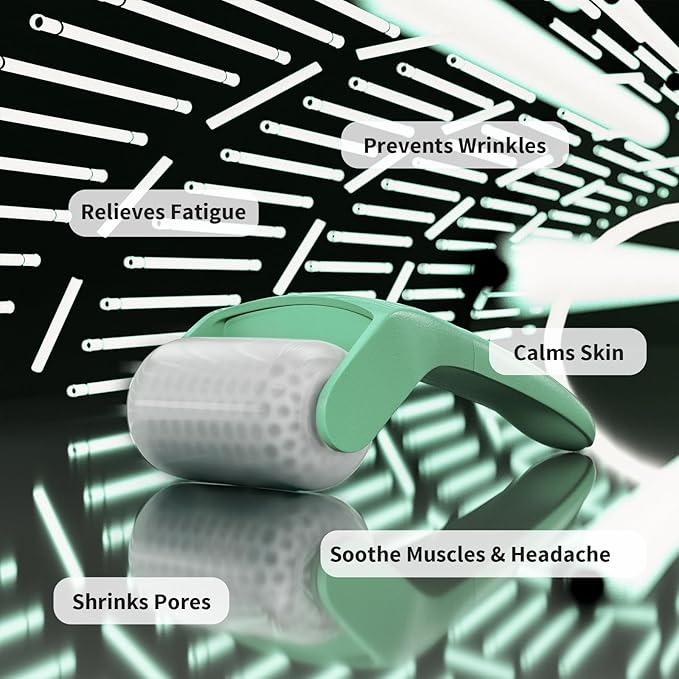 huefull Ice Face Roller Skin Care, Ice Roller for Face & Eye Puffiness Relief, Self Care Reduce Wrinkles, Face Massager Roller Gifts for Women, Skin Care Gift for Men/Woman