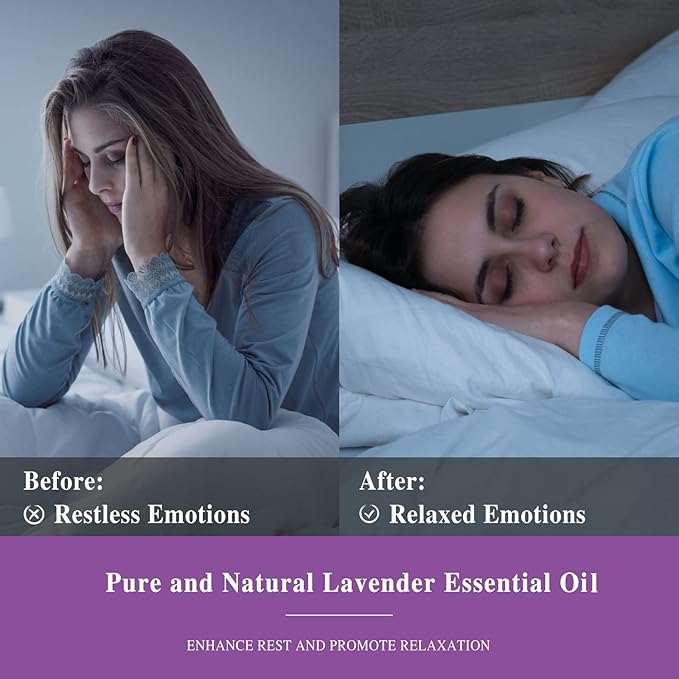 Lavender Essential Oil 100ML, MAYJAM Pure Essential Oils for Diffusers, Massage, Lavender Oil for Soap Candle Making, Huge 3.38FL.OZ Bottle