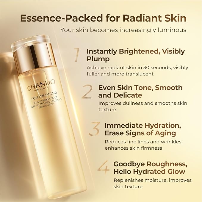 Gold Diamond Tightening Toner Serum 200ml/6.76oz, Power Repairing Toner, Anti Aging, Plump Skin