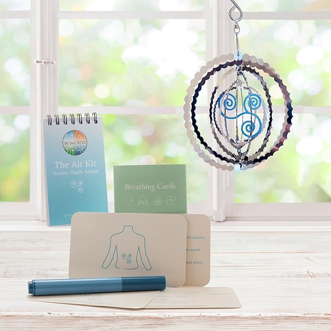 The Air Kit – Jump Into Spring with Selfcare - Breathe Away Negative Thoughts for Stress Relief and Healing - Care Kit by Two Sage Sisters