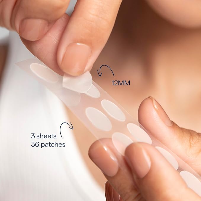 Remedy for Pimples - 36 Near-Invisible Medical-grade Hydrocolloid Pimple Patches for Blemishes, Zits, Spot Concealing - By Dermatologist Dr. Shah