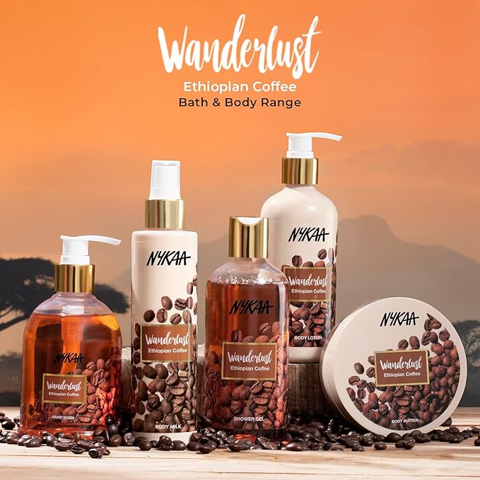 Nykaa Naturals Wanderlust Body Milk - with Green Tea Leaf Extracts - Lightweight and Non-Greasy Formula - Refreshing Scent - French Lavender - 6.08 oz