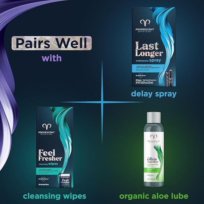 Promescent Lavender Massage Oil for Massage Therapy, Massage Oils for Date Night, Premium Lavender Body Oil for Men & Women to Relieve Stress & Sore Muscles, Essential Oils for Skin (4 oz)