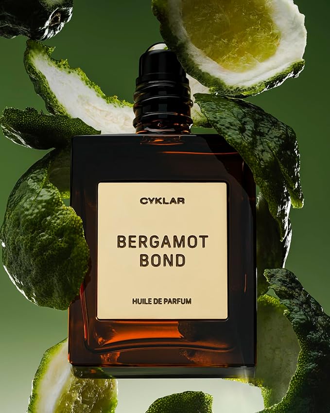 Perfume Oil Roll-On. Travel-Friendly Bergamot Bond Fragrance with Bergamot, Verbena, and Cashmere. Long-Lasting Essential Oil Parfum for Women and Men. 0.5 Fl Oz Scented Rollerball Bottle