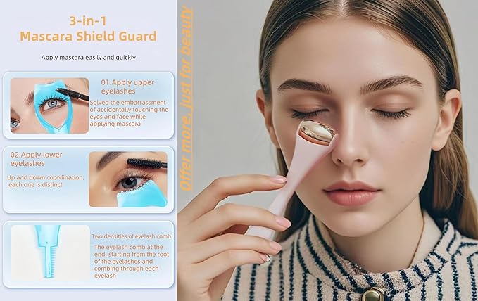 Eyelash Growth Serum For Stronger – Thicker and Longer,Moisturize,contains a Facial Roller,Serum for Natural Eyelashes,Lash Lift Kit,Mild, non-irritating,Enhancing(3ML)