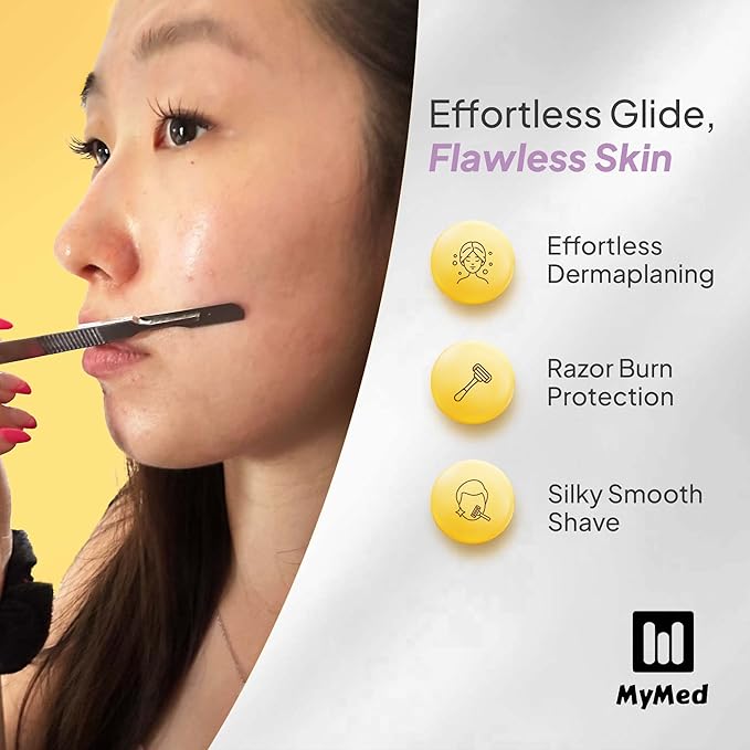 Face Oil for Dermaplaning for Smooth Razor Glide, with Squalane & Jojoba Oil, Facial Oil for Dermaplaning, Dermaplane Oil for Women Face, Suitable for all Skin Types 1.70 Fl Oz