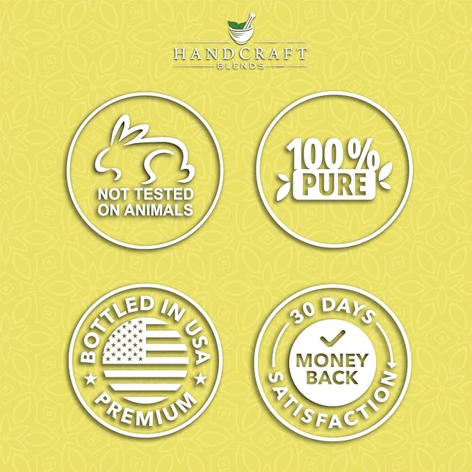 Handcraft Blends Lemon Essential Oil - Huge 4 Fl Oz - 100% Pure and Natural - Premium Grade Essential Oil for Diffuser and Aromatherapy