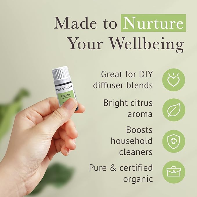 Pranarom Lemon - Certified Organic Essential Oil 15 mL