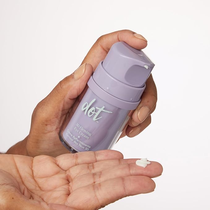 dot 3D Firming Eye Cream - Multi Action Eye Cream - Suitable for All Skin Types – Best Product For Mature Skin & Under Eye Area - Daily Regenerating Wrinkle Cream - Menopause Skincare - 1 Oz