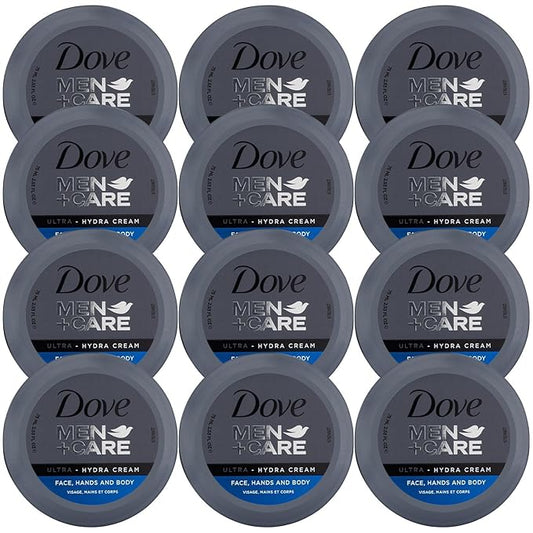 Dove Men+Care Ultra Hydra Cream Lotion, 2.53 Fl Oz (Pack of 12)
