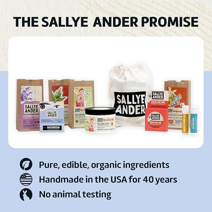 SALLYEANDER Nourish Under Eye Treatment for Dark Circles, Crow's Feet, Fine Lines, and Puffiness - Nourish, Moisturize & Gently Restore Tender Under Eye Skin - 100% Handmade