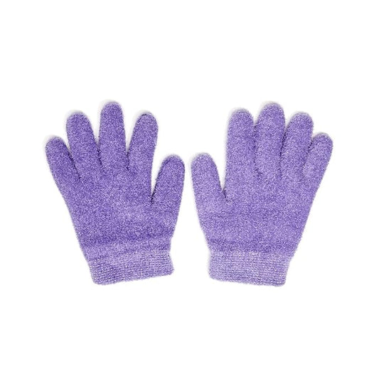 Product Image NatraCure Moisturizing Gel Gloves - (for Dry, Cracked Skin, Aging Hands, Cuticles, Eczema, After Hand Washing, Instead of Overnight Sleeping Gloves, Lotion, Cream) - Color: Lavender