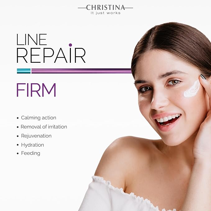 '-CHRISTINA- Line Repair Night Cream with Hyaluronic Acid | Experience Refreshed, Elastic Skin with Our Soothing Night Cream | Suitable for Normal to Dry Skin 50ml / 1.7 fl.oz