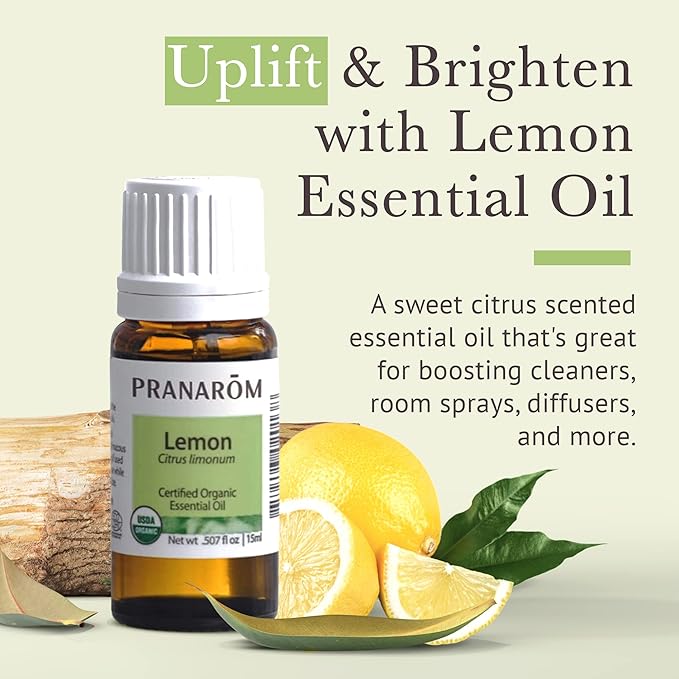 Pranarom Lemon - Certified Organic Essential Oil 15 mL