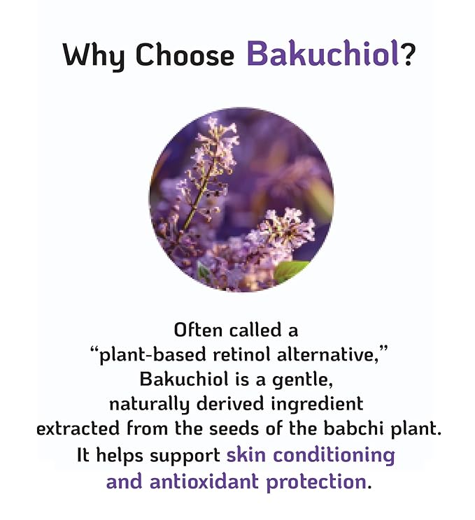 Korean Bakuchiol Concentrate Mix 2 Drops In Any Step of Your Skin Care Routine Retinol Alternative Non GMO Vegan Certificate Safe Natural Botanical Antioxidant Cold Pressed 10000ppm 30ml