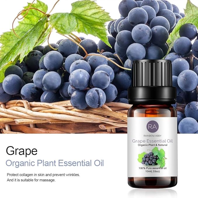 Blueberry Essential Oil 100% Pure Oganic Plant Natrual Flower Essential Oil for Diffuser Message Skin Care - 10ML