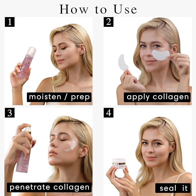 Melting Collagen Set | Anti-Aging Collagen Routine System | Reduce Fine Lines and Wrinkles, Lift,Firm,Brighten,and Strengthen (SET+3 FILM BOXES)