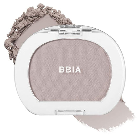 BBIA Last Blush NEW 15 Colors - Cheek Blush Shaping Shading Contour & Highlight Long-Lasting Matte Finish Natural Shades Buildable & Blendable Daily Korean Face Makeup (12 GRAYISH, Pack of 1)