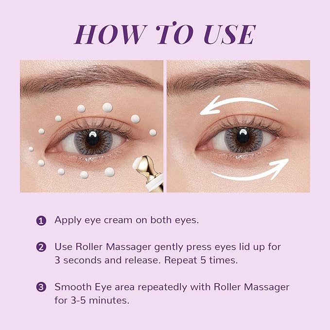 ANAI RUI Caffeine Bakuchiol Firming Eye Cream, Retinol & Peptide Eye Cream for Dark Circles, Puffiness, Wrinkles, Bakuchiol Alternative Retinol Eye Moisturizer for Under-Eye Skin Repair 0.5 FL OZ