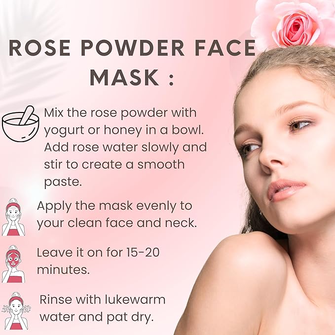 Sandalwood & Rose Petal Powder Combo Natural Powder Pack for Face Masks, DIY Beauty & Skincare 2 Packs Each 3.5 oz Finely Ground for Smooth Application