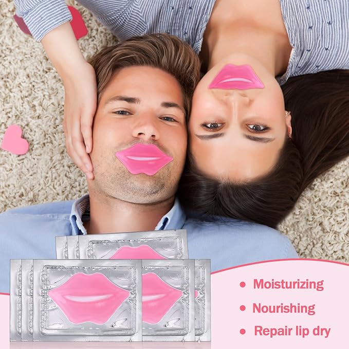 28 PCS Lip Mask,Collagen Crystal Lip Lips