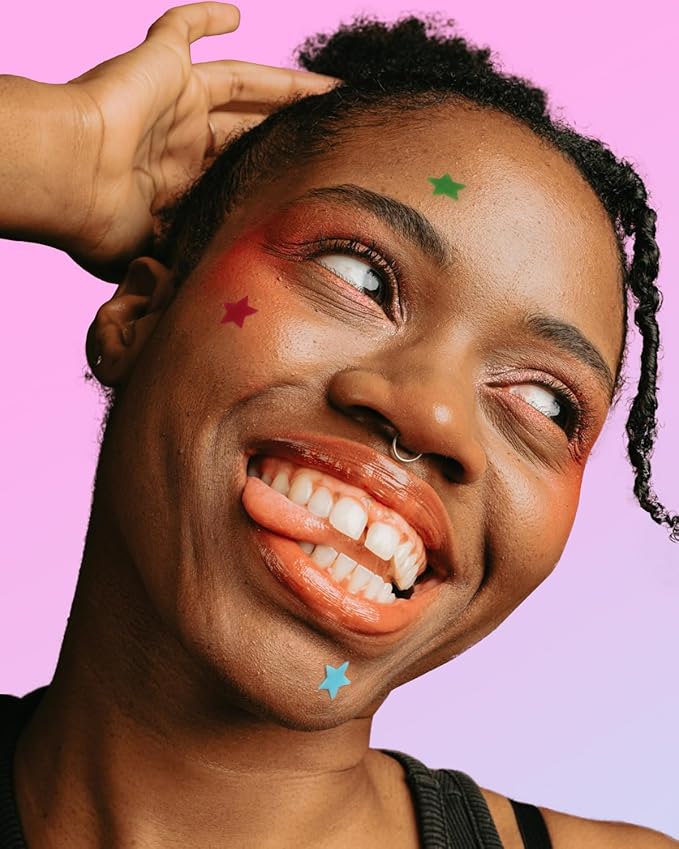 Star Pimple Patches for Face: Cute Acne Dots Hydrocolloid Stickers, Strong Absorption, 6 Colors, 312 Patches, Overnight Care