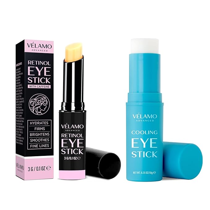 Retinol Eye Stick with Caffeine & Cooling Eye Balm Stick