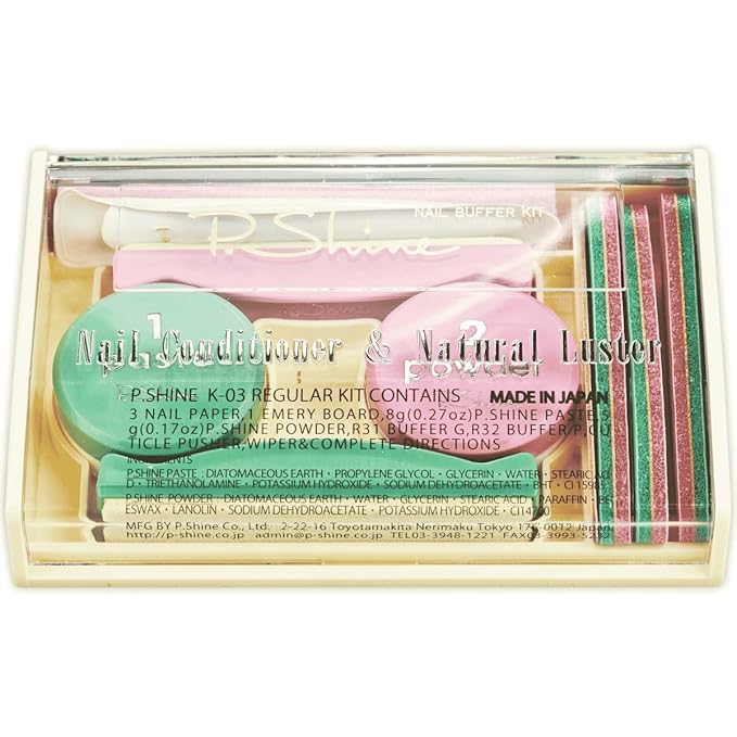 Japanese Manicure Set - Powder Nail Kit - Nail Strengthener For Damaged Nails - Professional Nail Kit - Nail Plate Care - Nail Repair For Damaged Nails - Nail Strengthener And Growth