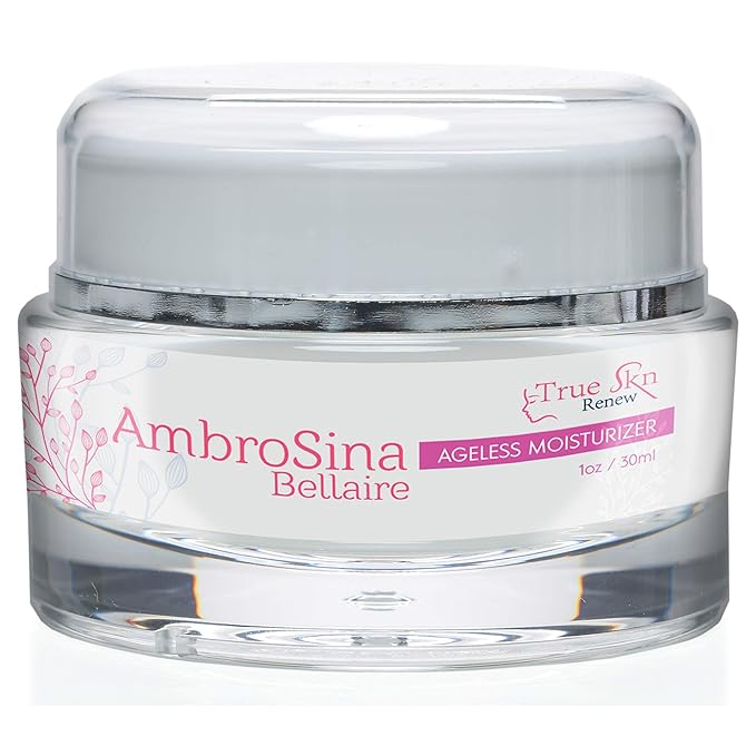 AmbroSina Bellaire Skin Cream - Ageless Moisturizer - Support youthful skin while you sleep - Night Cream - Help reverse the appearance of aging with this powerful yet gentle night time moisturizer