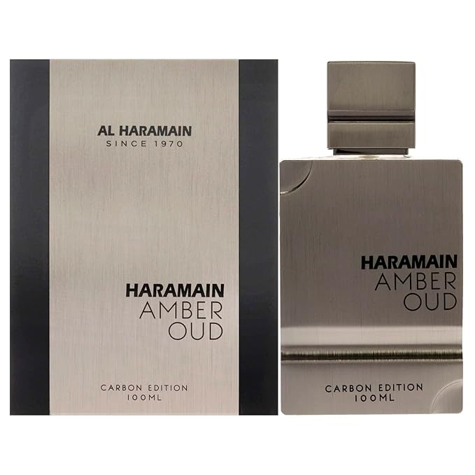 Al Haramain Amber Oud Carbon Edition - Cologne for Men - Long Lasting Perfume for Men - Arabian Perfume - Men's Cologne - Oud Perfume - 3.4 oz