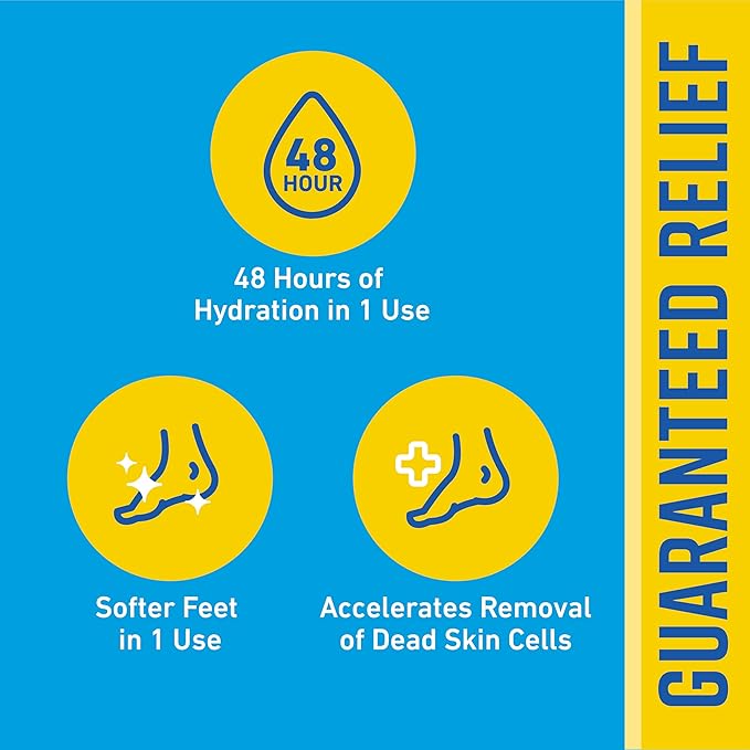 O'Keeffe's for Healthy Feet Intense Renewal Cream with Alpha Hydroxy Acid - 3 oz Tube (1 Pack) - Softens and Exfoliates Extremely Callused, Dry Feet