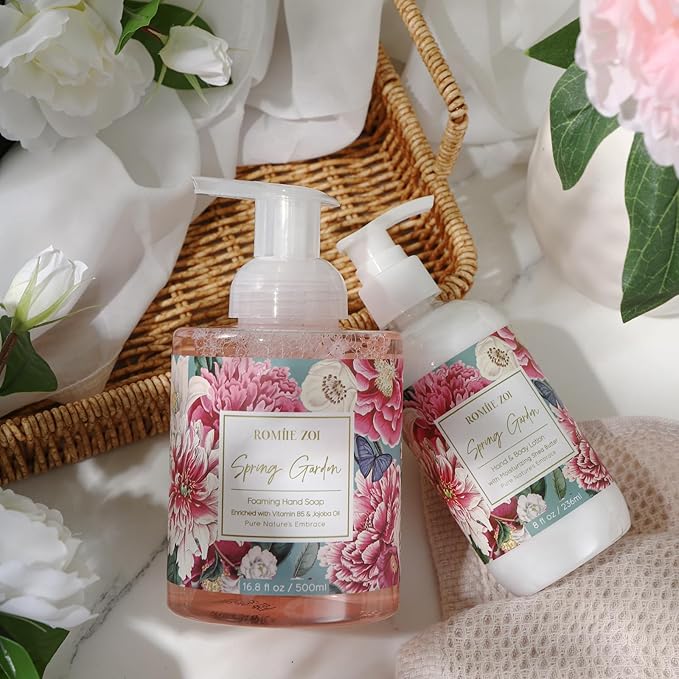 Daily Hand & Body Lotion with Moisturizing Shea Butter - Spring Garden with the Scent of Botanical Bliss - 236 ML / 8 FL OZ