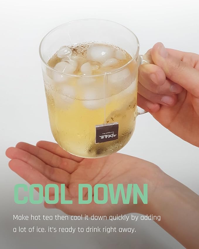 Ssanggye Cassia Seed Tea 1.2g X 40 Tea Bags, Sicklepod Premium Korean Herbal Tea Hot Cold Kyulmyungja Cha 결명자차 Nutty Savory Herb 4 Seasons Made in Korea