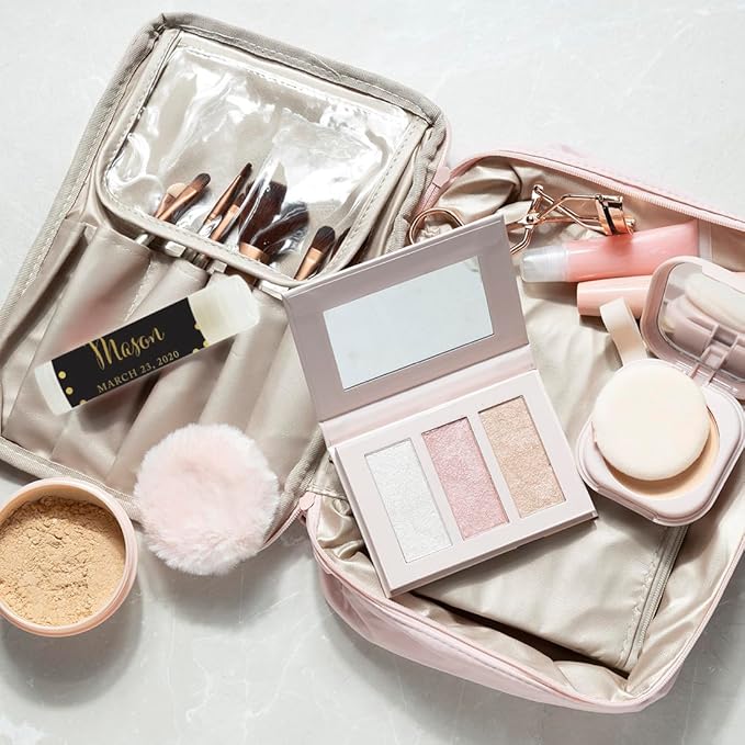 Andaz Press Personalized Bridal Shower Bachelorette Black,