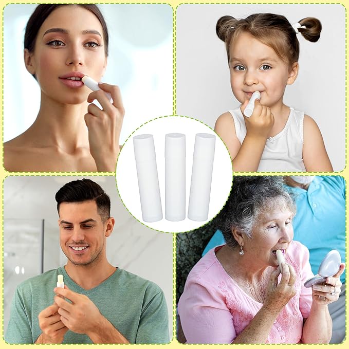 Demissle 150 Pcs Unlabeled Lip Balm Favors(Vanilla)