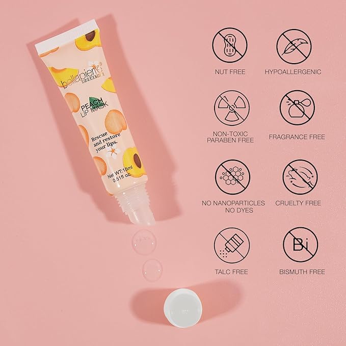 bellapierre Cosmetics Peach Lip Mask | Daily