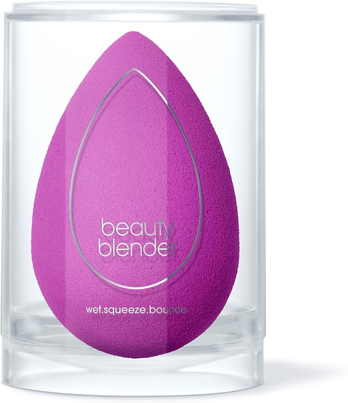 Beautyblender® | Amethyst Beauty Blender Makeup Sponge, Super-Soft Foam Easily Blends Foundations, Powders & Creams, Made in USA, Reusable, Washable, Streak Free Application, Vegan, Cruelty Free