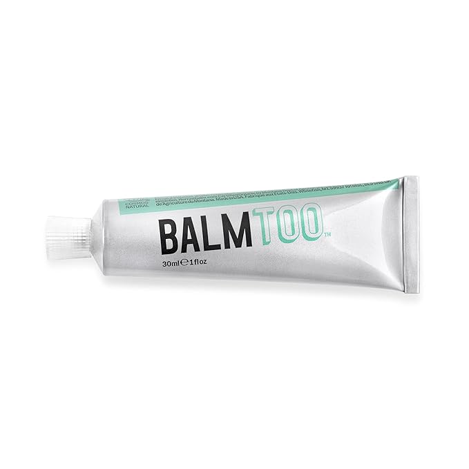 Hurraw! Balmtoo Squeezable Balm, Jasmine Vanilla: Organic.
