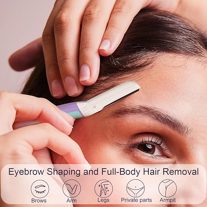 Dermablade, Dermaplane Razor Refill Blades, Stainless Steel Blades with Safety Micro-guards, Gently Exfoliates Skin | 12 count | No Handle | Only fit THURLADY Dermaplane Razor