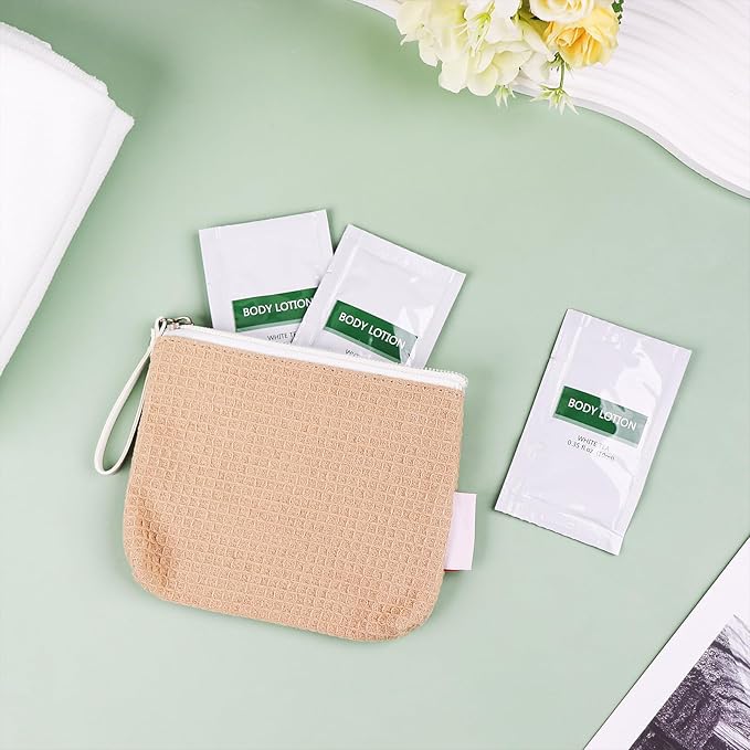 200 pack Travel Size Body Lotion Bulk Individually Wrapped - Refreshing Mini Lotion Single Use Supplies for Homeless Care Hotel Guests, White Tea Scent,0.35 fl oz/10ml