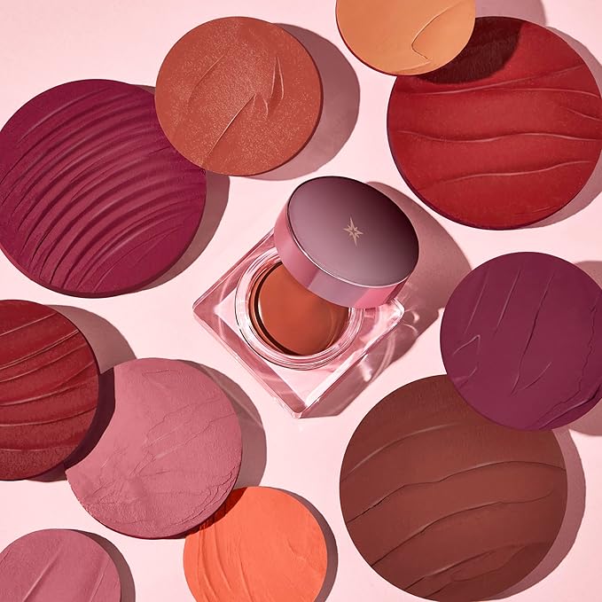 Sinful Lip N Cheek Mousse Tint - Powder Matte Blush for Cheeks and Tinted Lip Balm - 2 in 1 Weightless Formula - 006 Pink Pie - 0.14 oz