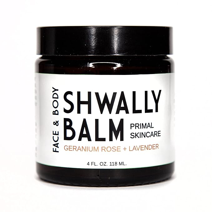 Tallow & Calendula Face & Body Balm - Paleo & Primal Tallow Moisturizer - 100% Grass Fed Tallow, Avocado & Olive Oils With Calendula Flowers - Rich in Vitamin A, K, D & E - All-Purpose Tallow Skin Care - 6 Oz (Organic Geranium Rose + Lavender, 6)