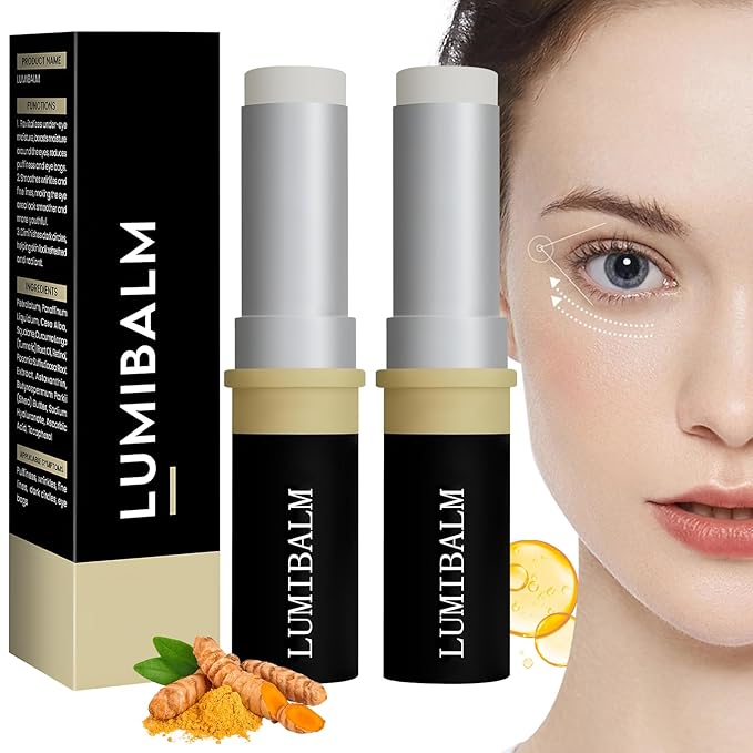 2Pcs Retinol Eye Cream Stick, Eye Serum Stick, Eye Cream Stick, Reduce Fine Lines (B)