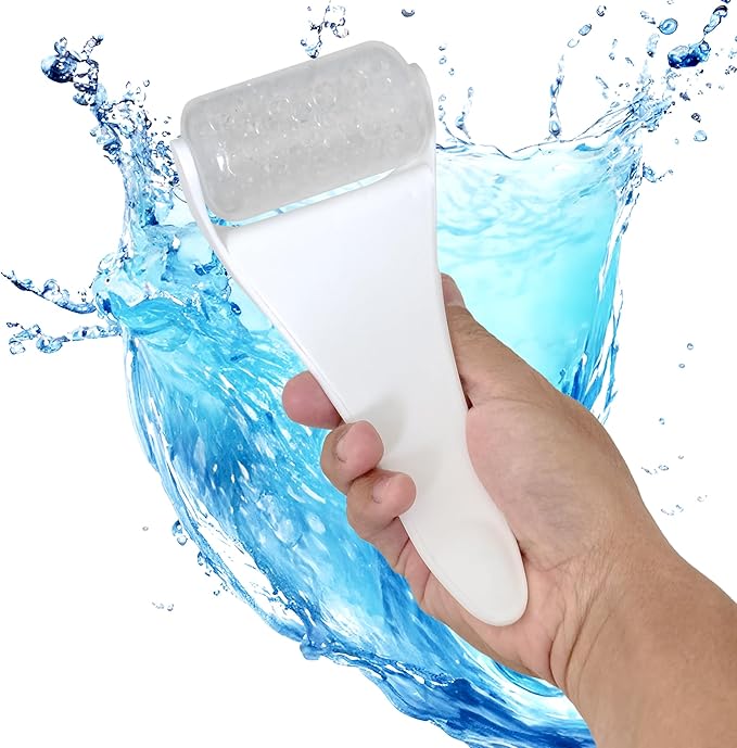 EcoBeauty Ice Roller for Face, Eyes, Neck, and Body – Puffiness Reducer, Pain Relief Massager, Anti-Inflammatory Cooling Tool, Skin Tightening & Relaxation Device