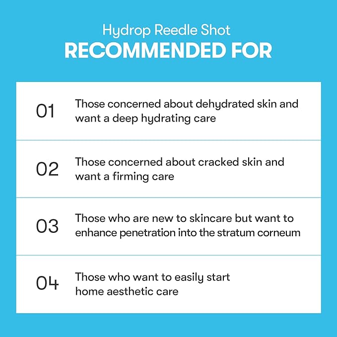 VT COSMETICS Hydrop Reedle Shot 100hL, Hyaluronic Acid Microneedling Serum, Intensive Hydrating & Moisturizing Exosome, Soft & Glass Skin, Korean Skin Booster1.69 Fl Oz.(50ml)