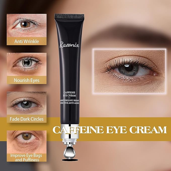 Caffeine eye cream for bags