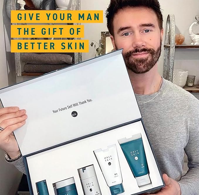 Standard Skin Care Kit, 4-Piece, Face Cleanser, Face Scrub, Day Cream & Night Moisturizer Gift Set, Back To School Gifts