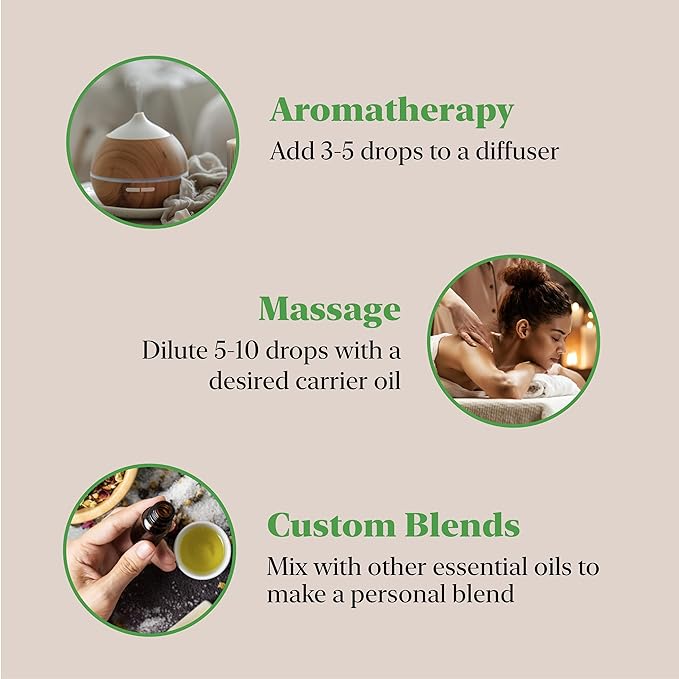 Majestic Pure Bergamot Essential Oil - 100% Pure Bergamot Oil for Aromatherapy, Massage & Topical Uses, Perfect for Diffuser & Essential Oil Diffuser - 0.33 fl. oz